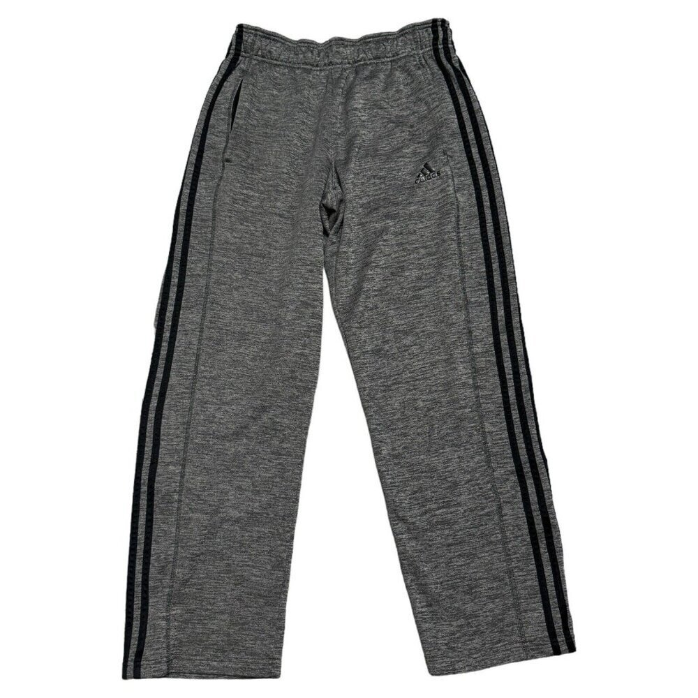 Adidas Pants CLIMAWARM FLEECE Heather Grey Light Sweatpants Joggers Workout Gym